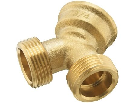 XavaX Y-Verteiler für Zulaufschläuche Ø 3/4 Zoll (26,9 m