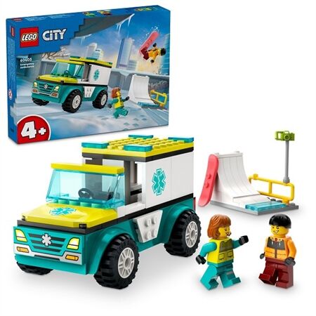 LEGO 60403 Rettungswagen und Snowboarder V29