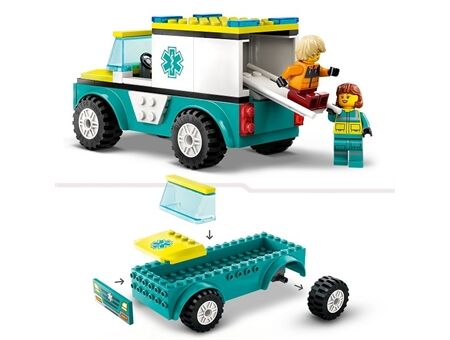 LEGO 60403 Rettungswagen und Snowboarder V29