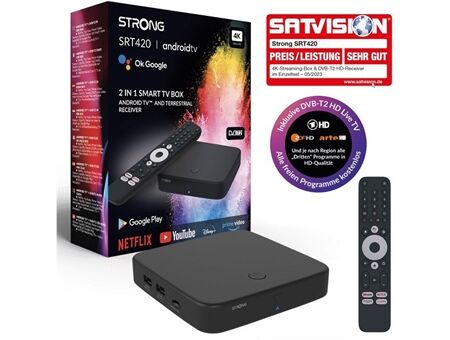 Strong STB hybrid Android TV - DVB-T2