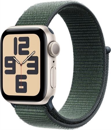 Apple Watch SE (40mm) 2024 GPS Alu mit Sport Loop