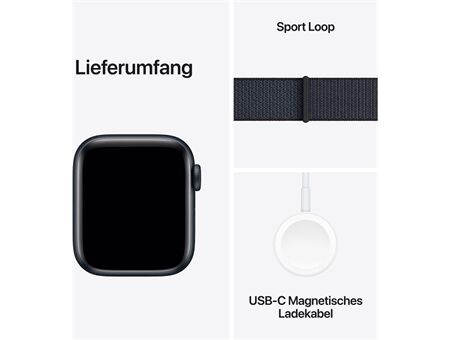 Apple Watch SE (40mm) 2024 GPS Alu mit Sport Loop