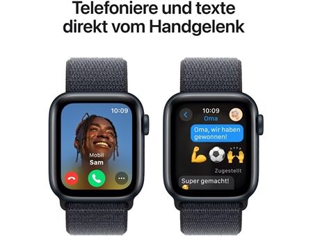 Apple Watch SE (40mm) 2024 GPS Alu mit Sport Loop