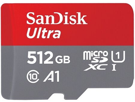 Sandisk microSDXC Ultra (512GB) + Adapter