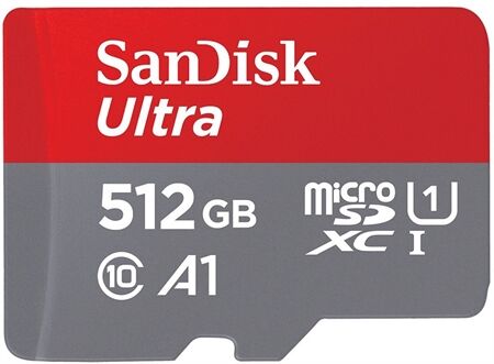 Sandisk microSDXC Ultra (512GB) + Adapter