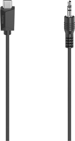 Hama USB-C-Stecker>3,5-mm-St. (0,75m)