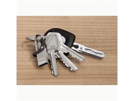 Hama FlashPen Hook-Style, USB 2.0, 64 GB, 15MB/s, Grau