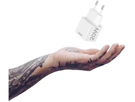 Hama Mini-Schnellladegerät USB-C (20W)