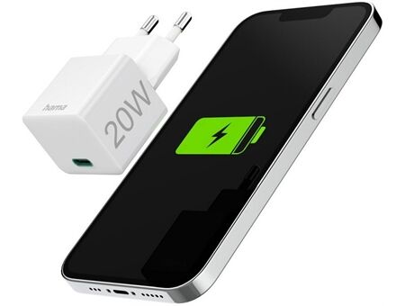 Hama Mini-Schnellladegerät USB-C (20W)