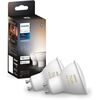 hue Wh. Amb. 4.3W GU10 2er Set