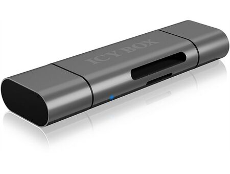 Icy Box External Card Reader with Multi-USB (IB-CR200-C)