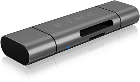 Icy Box External Card Reader with Multi-USB (IB-CR200-C)