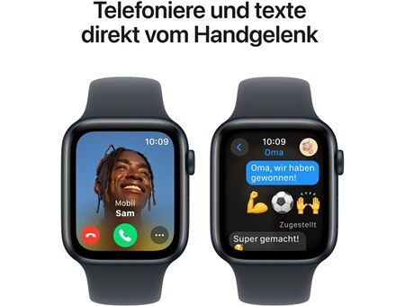 Apple Watch SE (44mm) 2024 GPS Alu mit Sportarmband M/L