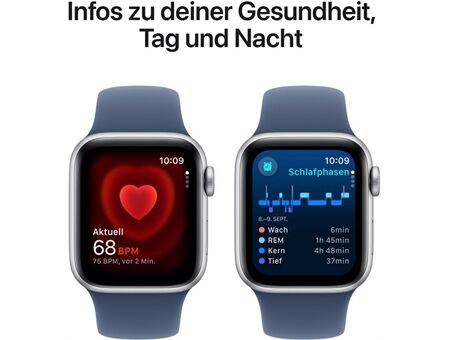 Apple Watch SE (40mm) 2024 GPS Alu mit Sportarm S/M