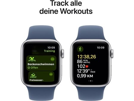 Apple Watch SE (40mm) 2024 GPS Alu mit Sportarm S/M
