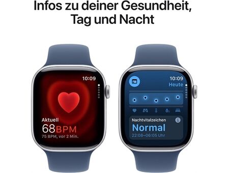 Apple Watch Series 10 (46mm) GPS Alu mit Sportarm M/L