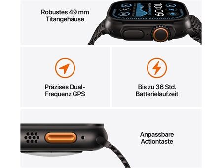 Apple Watch Ultra 2 (49mm) GPS+4G Titan Trail Loop (S/M)