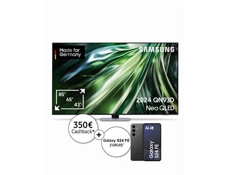 Samsung GQ75QN93DAT inkl. Samsung S24 FE (128GB)