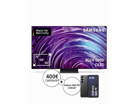 Samsung GQ77S95DAT inkl. Samsung S24 FE (128GB)
