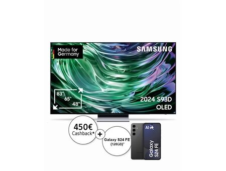 Samsung GQ83S93DAE inkl. Samsung S24 FE (128GB)