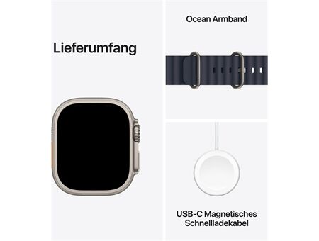 Apple Watch Ultra 2 (49mm) GPS+4G Titan Ocean Armband