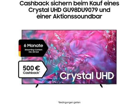 Samsung GU98DU9079U inkl. Samsung HW-LS60D + 500€ Cashback