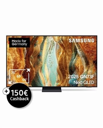 Samsung GQ65QN73FAT Xklusiv 2025 abzgl. 150€ Cashback