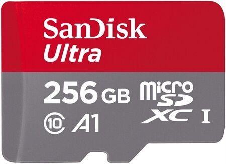 Sandisk microSDXC Ultra (256GB) + Adapter
