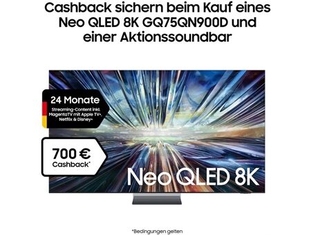Samsung GQ75QN900DT inkl. Samsung S24 FE (128GB)