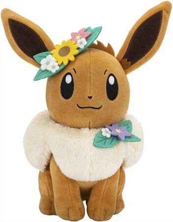 JAZWARES Evoli Frühling Plüsch (20cm)