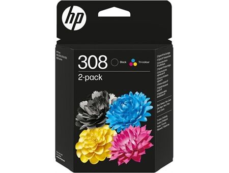 HP 308 BK/Tri-Color Ink Cartr
