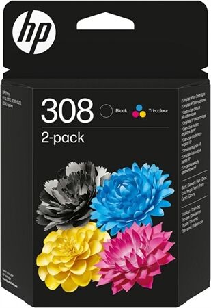 HP 308 BK/Tri-Color Ink Cartr