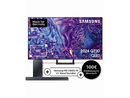 Samsung GQ55Q73DAT abzgl. 100€ Direktabzug