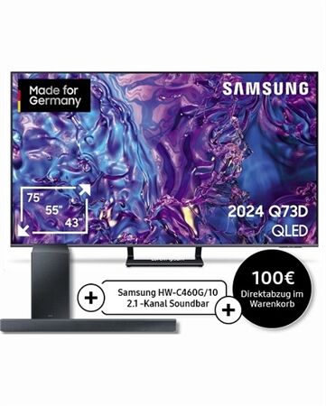 Samsung GQ55Q73DAT abzgl. 100€ Direktabzug