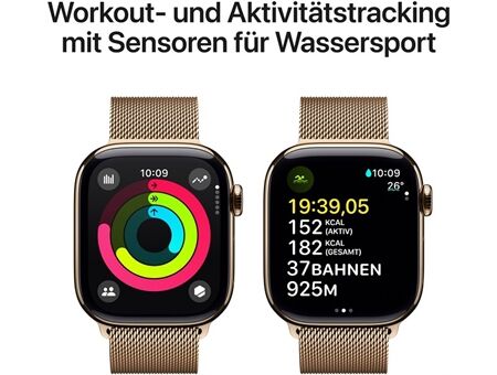 Apple Watch Series 10 (42mm) GPS+4G Titan Milanaise Armb