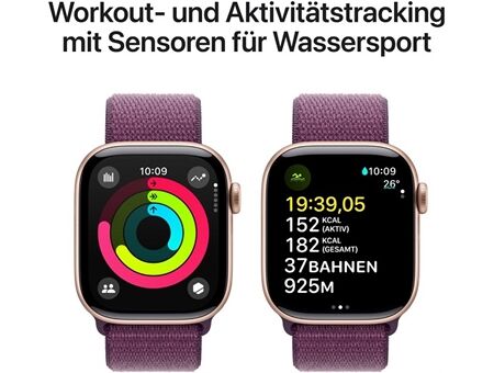 Apple Watch Series 10 (42mm) GPS Aluminium mit Sport Loo