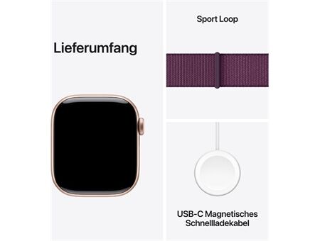 Apple Watch Series 10 (42mm) GPS Aluminium mit Sport Loo