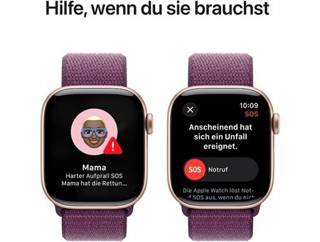 Apple Watch Series 10 (42mm) GPS Aluminium mit Sport Loo
