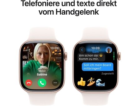 Apple Watch Series 10 (46mm) GPS Alu mit Sportarm M/L