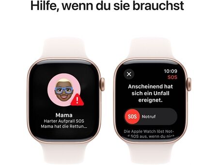 Apple Watch Series 10 (46mm) GPS Alu mit Sportarm M/L