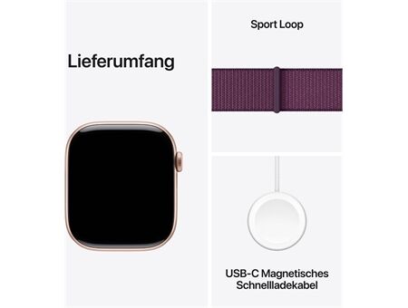 Apple Watch Series 10 (46mm) GPS Aluminium mit Sport Loo
