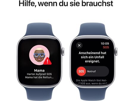 Apple Watch Series 10 (46mm) GPS Alu mit Sportarm S/M