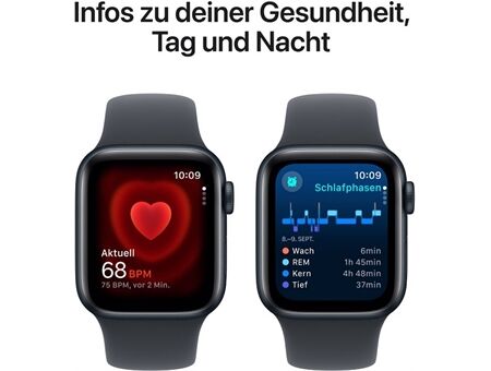 Apple Watch SE (40mm) 2024 GPS Alu mit Sportarm M/L