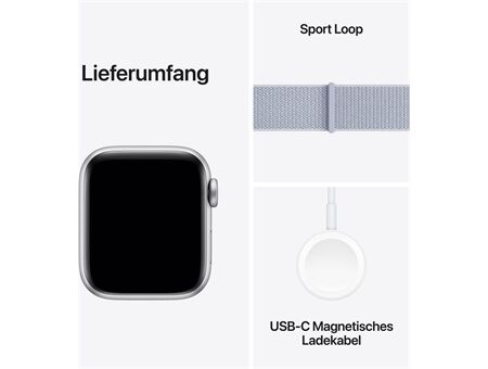 Apple Watch SE (40mm) 2024 GPS Alu mit Sport Loop