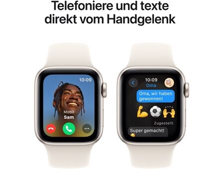 Apple Watch SE (40mm) 2024 GPS Alu mit Sportarm M/L