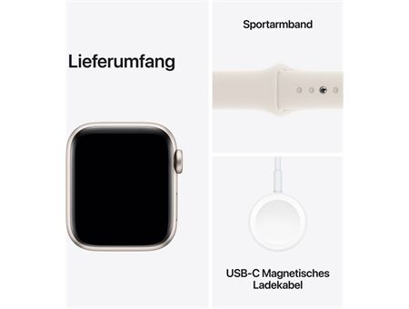 Apple Watch SE (40mm) 2024 GPS Alu mit Sportarm M/L