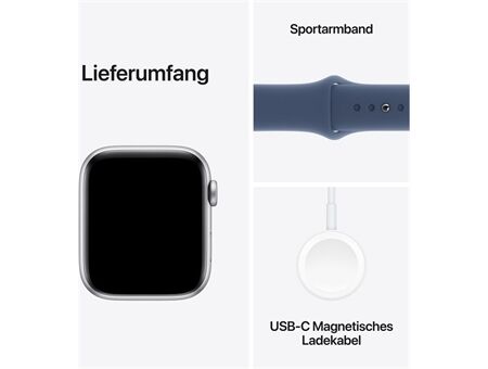Apple Watch SE (44mm) 2024 GPS Alu mit Sportarmband M/L