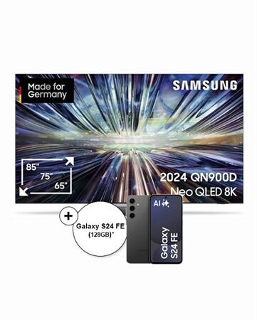 Samsung GQ85QN900DT inkl. S24 FE (128GB)