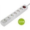 Hama 30384 6fach Stecker mit Schalter