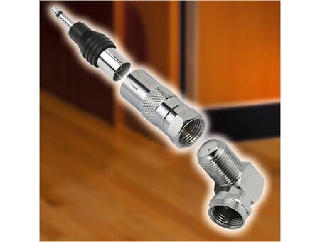 Hama F-Stecker>Koax-Kupplung